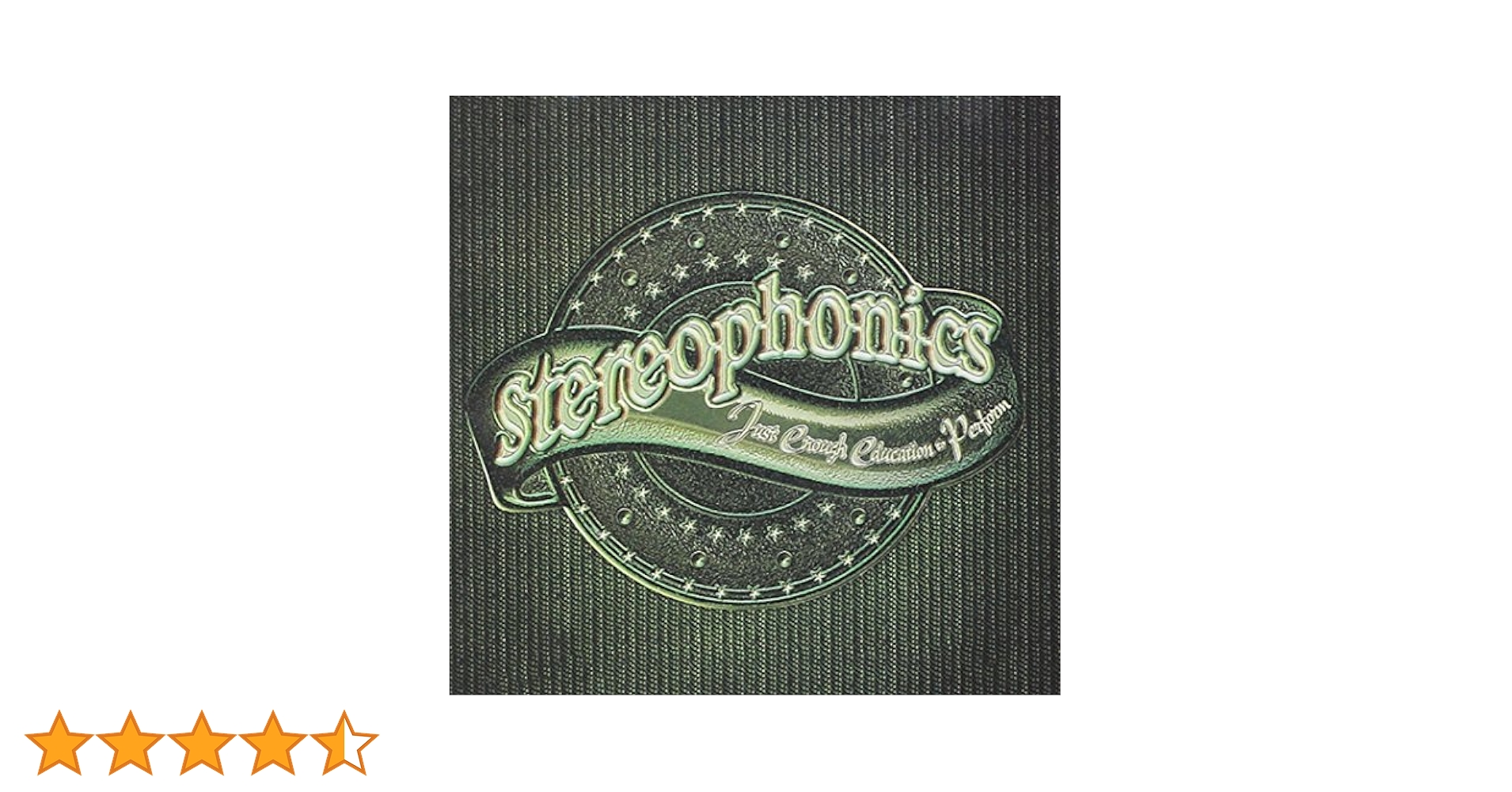 Stereophonics Just Enough … '01UKオリジナルLP Vinyl | Stereophonics | Just Enough Education To Perform